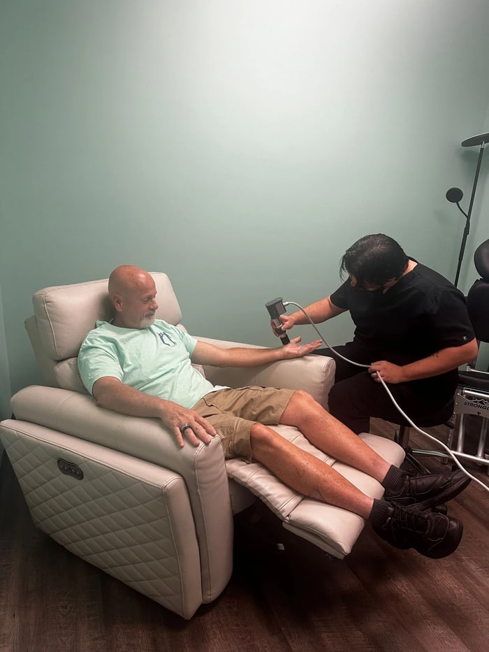 Laser therapy treatment at ProWellness Family Chiropractic